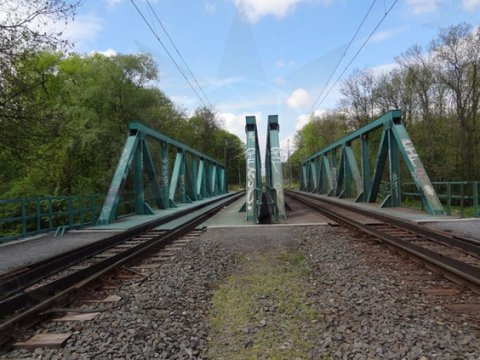 Železniční most Ostrava  - zpevňující injektáž